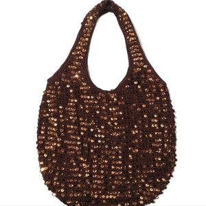Vintage Sequin Shoulder Bag